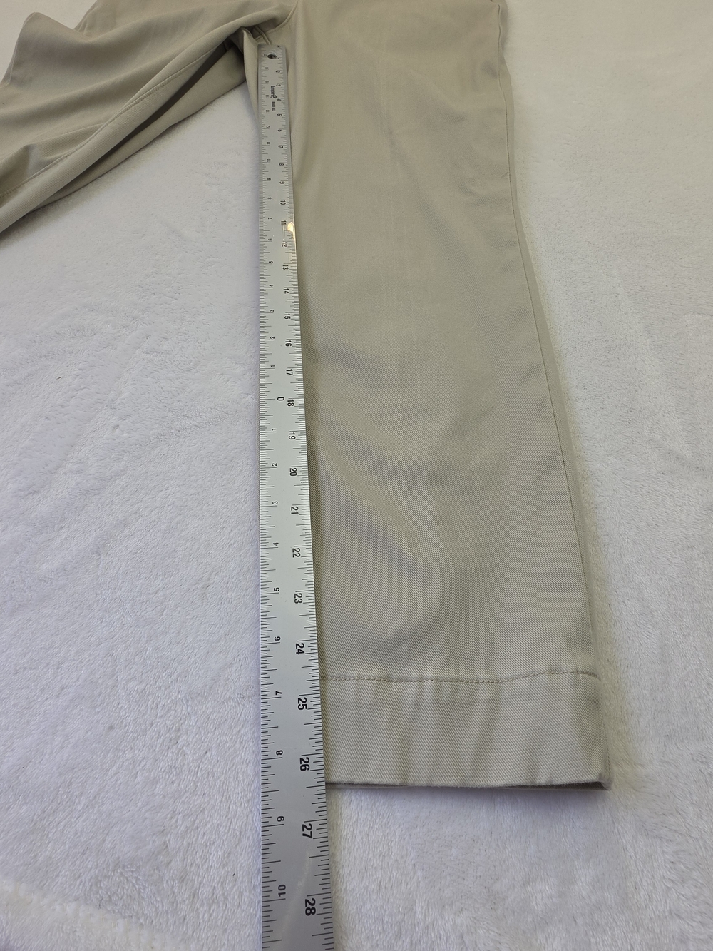 Spanx Slim Straight Pants Beige Stretch High Rise Pull On Women Small - Picture 8 of 11